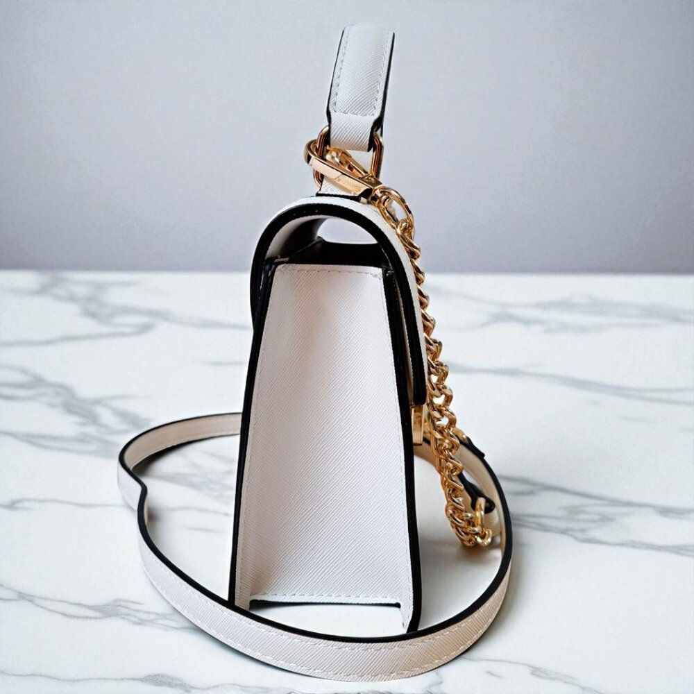 Aldo Pink/White/Beige Floral Canvas Mini Crossbody NWT - Picture 5 of 11